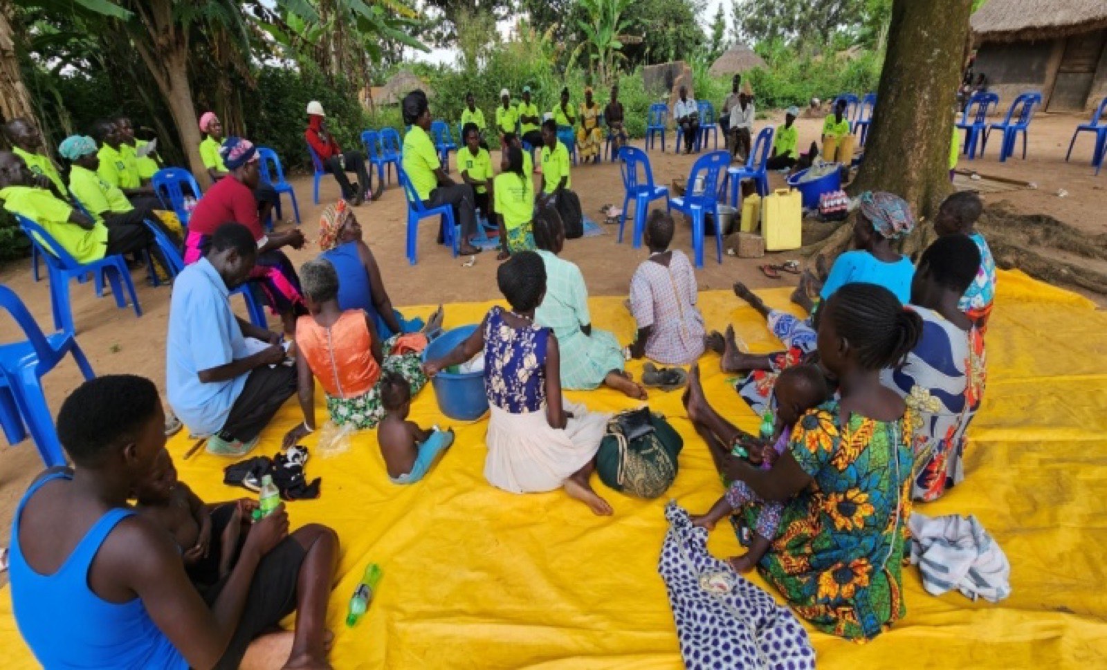 Drama group conducting community awareness through role play